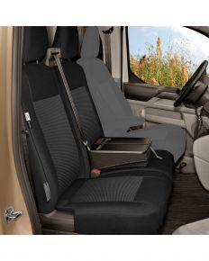 Autostoelhoezen Tailor Made voor Volkswagen Transporter T7 vanaf 2024 (dubbele bijrijdersbank)