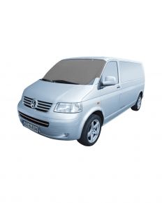 Vorstbeschermhoes voor de voorruit van een bestelwagen Winter Delivery Van XL, grijs (90 × 150–175 cm)