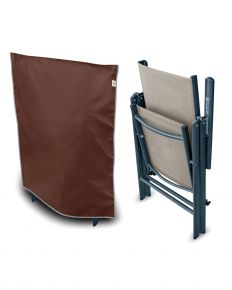Beschermhoes voor inklapbare tuinstoel, bruin (73 x 90 cm)