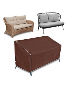 Hoes voor tuinbank, bruin (145 x 75 x 70 cm)