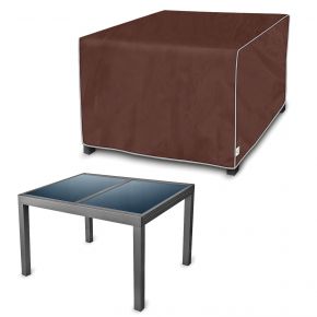 Tuintafelhoes, bruin (125 x 70 x 95 cm)
