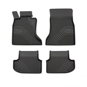 3D rubberen vloermatten No.77 voor BMW BMW 5 F10 xDrive 4x4 2013-2017 (4 stukken)