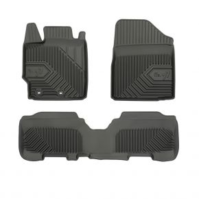 3D rubberen vloermatten No.77 voor TOYOTA YARIS II 2005-2011 (3 stukken)