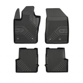 3D rubberen vloermatten No.77 voor FIAT 500X 2014-up (4 stukken)