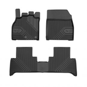 3D rubberen vloermatten No.77 voor RENAULT SCENIC III 2009-2016 (3 stukken)