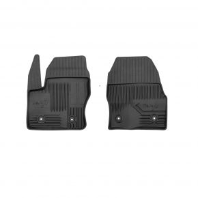 3D rubberen vloermatten No.77 voor Ford Transit Connect II van 2013-2022 (2 stukken)