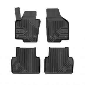 3D rubberen vloermatten No.77 voor VOLKSWAGEN SHARAN II 5 zitplaatsen 2010-up (4 stukken)