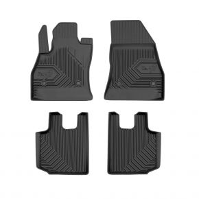 3D rubberen vloermatten No.77 voor FIAT 500L 2012-up (4 stukken)