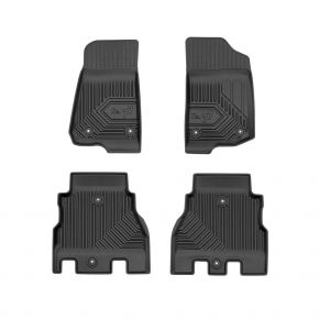 3D rubberen vloermatten No.77 voor JEEP WRANGLER IV 2017-up (4 stukken)