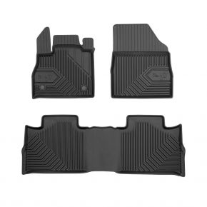 3D rubberen vloermatten No.77 voor RENAULT ESPACE V 2014-up (3 stukken)