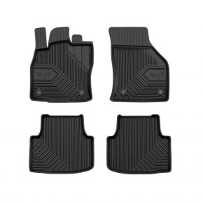 3D rubberen vloermatten No.77 voor SEAT LEON IV (past niet op hybride) 2020-up (4 stukken)