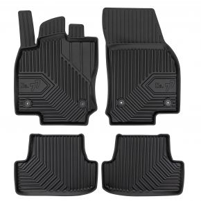 3D rubberen vloermatten No.77 voor Volkswagen T-Roc I crossover 2017-2025 (4 stukken)