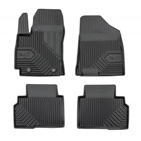3D rubberen vloermatten No.77 voor Hyundai Kona II crossover vanaf 2022 (4 stukken)