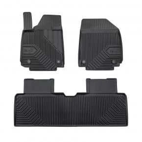3D rubberen vloermatten No.77 voor Hyundai Ioniq 6 sedan vanaf 2022 (3 stukken)