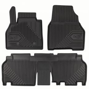 3D rubberen vloermatten No.77 voor Mercedes Citan W415 combivan, 1e en 2e zitrij 2012-2021 (2 stukken)