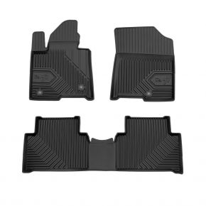 3D rubberen vloermatten No.77 voor KIA SORENTO IV XL Hybrid 2020-up (3 stukken)