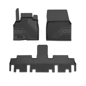 3D rubberen vloermatten No.77 voor RENAULT ESPACE IV 2002-2014 (3 stukken)