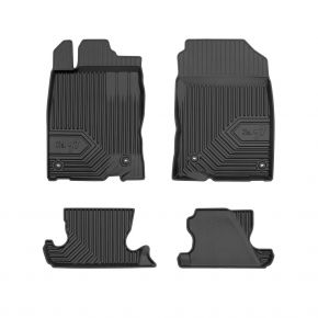 3D rubberen vloermatten No.77 voor HONDA CR-Z hatchback 2010-2016 (4 stukken)