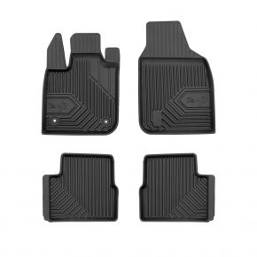 3D rubberen vloermatten No.77 voor FIAT 500 II Electric 2020-up (4 stukken)