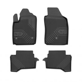 3D rubberen vloermatten No.77 voor FIAT 500 I Electric 2015-2020 (4 stukken)