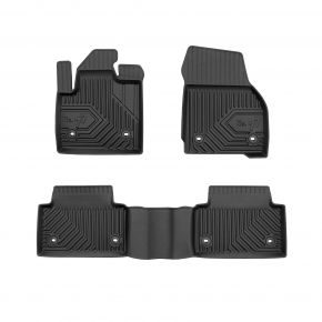 3D rubberen vloermatten No.77 voor Jaguar E-Pace 2017-2024 (3 stukken)