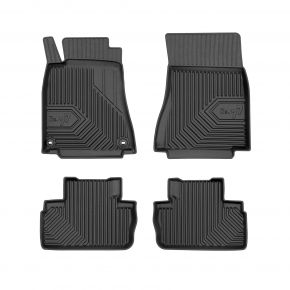 3D rubberen vloermatten No.77 voor Lexus IS II sedan, RWD 2005-2013 (4 stukken)