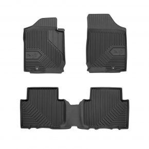 3D rubberen vloermatten No.77 voor Kia Carens III minivan 2006-2013 (4 stukken)
