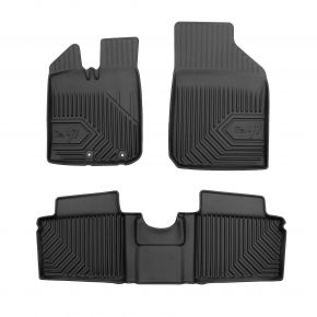 3D rubberen vloermatten No.77 voor Dacia Spring hatchback vanaf 2021 (4 stukken)