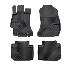 3D rubberen vloermatten No.77 voor Subaru Forester IV 2012-2018 (3 stukken)