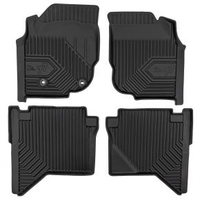 3D rubberen vloermatten No.77 voor Toyota Hilux VII pickup 2005-2015 (4 stukken)