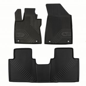 3D rubberen vloermatten No.77 voor MG HS II behalve PHEV vanaf 2024 (3 stukken)