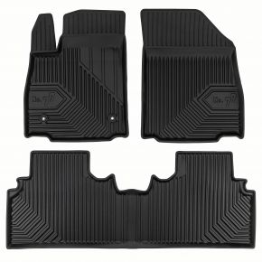 3D rubberen vloermatten No.77 voor Kia EV3 crossover vanaf 2024 (3 stukken)