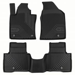 3D rubberen vloermatten No.77 voor SSANGYONG ACTYON vanaf 2024 (3 stukken)