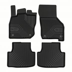 3D rubberen vloermatten No.77 voor Volkswagen Golf VIII combi, Mild hybrid vanaf 2019 (4 stukken)