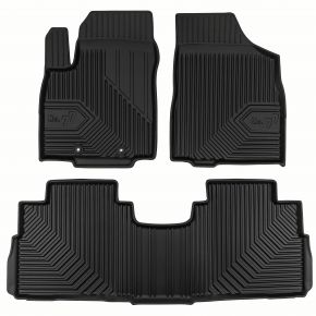 3D rubberen vloermatten No.77 voor Forthing U-Tour minivan, 1e en 2e zitrij vanaf 2024 (3 stukken)