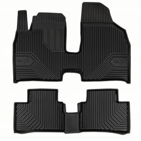 3D rubberen vloermatten No.77 voor Leapmotor T03 hatchback vanaf 2020 (2 stukken)