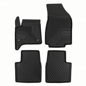 3D rubberen vloermatten No.77 voor Opel Frontera crossover, hybrid vanaf 2024 (4 stukken)
