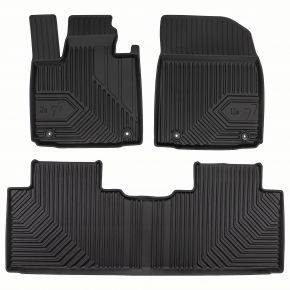 3D rubberen vloermatten No.77 voor XPENG G9 Performance, AWD vanaf 2022 (3 stukken)