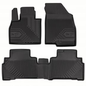 3D rubberen vloermatten No.77 voor Chery Tiggo 8 behalve PHEV vanaf 2024 (3 stukken)