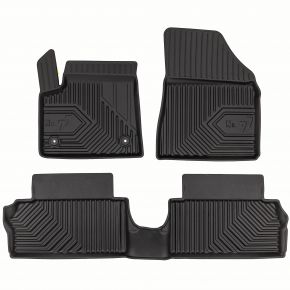 3D rubberen vloermatten No.77 voor Fiat Grande Panda hatchback, Electric vanaf 2024 (3 stukken)