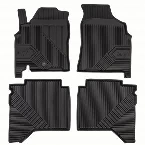 3D rubberen vloermatten No.77 voor JAC T9 pickup, AWD vanaf 2024 (3 stukken)