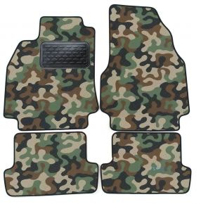 Army car mats Renault Megane II CC  2003-2009  4