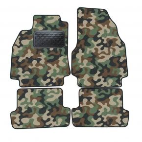 Army car mats Renault Megane II CC  2003-2009  4