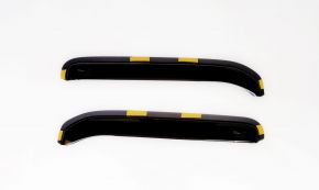 Zijwindschermen HEKO voor VOLKSWAGEN TRANSPORTER T2 1969-1979, 2-deurs, voorste ramen, 2-delig, kort
