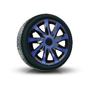 Wieldoppen SUZUKI 14", DRACO blauw 4 stuks