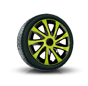 Wieldoppen TOYOTA 14", DRACO groen 4 stuks