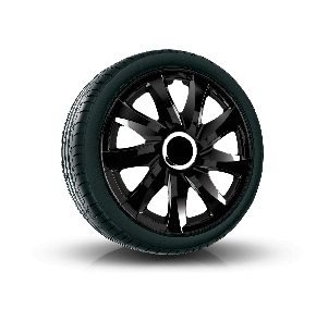 Wieldoppen TOYOTA 13", DRIFT zwart gelakt 4 stuks