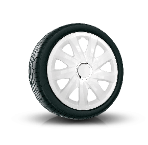 Wieldoppen TOYOTA 14", DRIFT wit gelakt 4 stuks