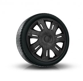 Wieldoppen voor HYUNDAI 14", N-POWER zwart-mat 4 stuks