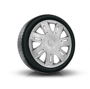 Wieldoppen FIAT BLUE 14" N-POWER grijs 4 stuks